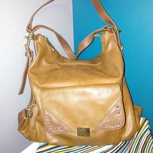 Vegan leather hobo bag